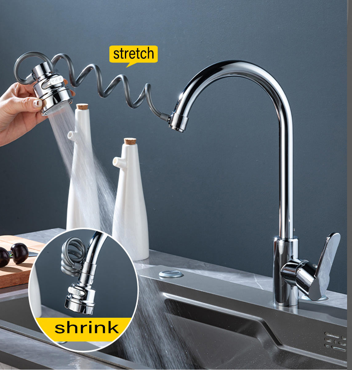 Belro faucet extender tool, compact plumbing hardware for improving faucet reach and usability in bathroom or kitchen sinks.