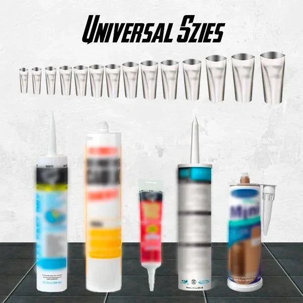 Belro Easy Caulking Finisher Set with 14 tools for sealing and finishing caulk in hardware and sealant applications.
