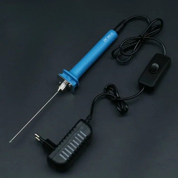 Electric foam cutter by Mivoza with a hot wire for precise, safe foam cutting in arts and crafts projects.