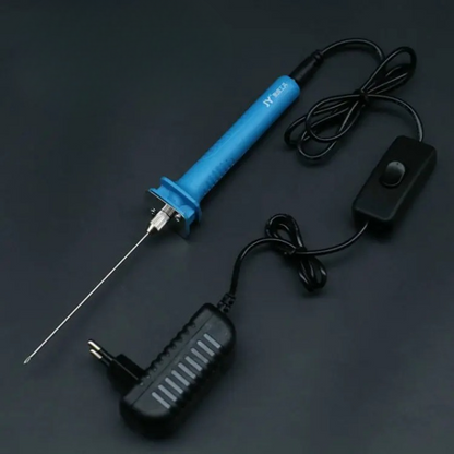 Electric foam cutter by Mivoza with a hot wire for precise, safe foam cutting in arts and crafts projects.