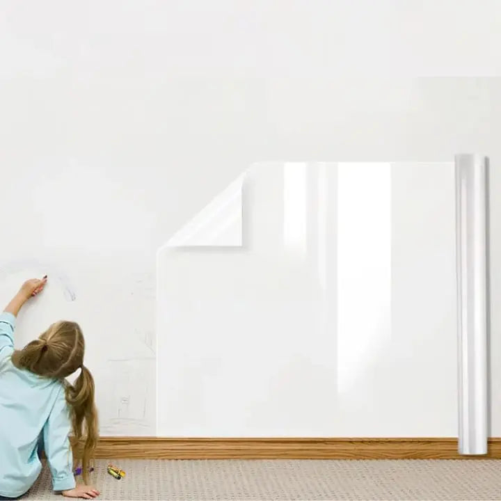 Transparent reusable electrostatic wall stickers from Mivoza, designed for easy repositioning and removal on home decor walls.