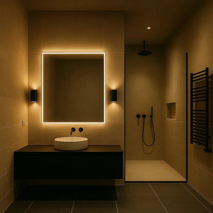 Mivoza LED plug-in night light with dusk sensor, warm glow, energy-efficient design, suitable for home lighting and decor.