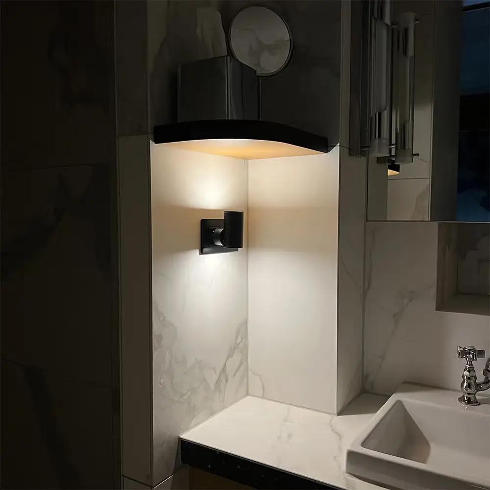 Mivoza LED plug-in night light with dusk sensor, warm glow, energy-efficient design, suitable for home lighting and night illumination.