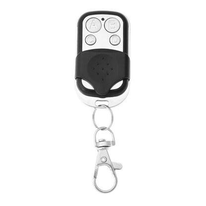 Belro universal gate remote control with two buttons, designed for outdoor home and garden gate access.