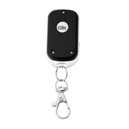 Belro universal gate remote control with two buttons, designed for outdoor use in home and garden gate systems.