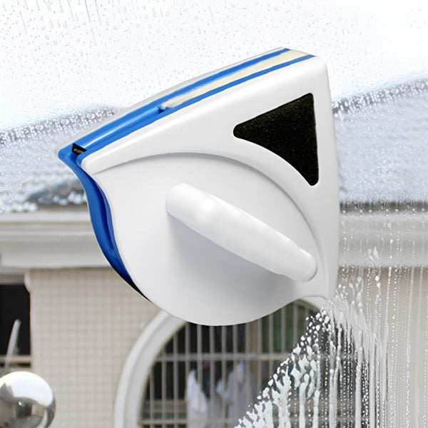 Belro magnetic window cleaner tool with dual cleaning pads and magnetic handles for easy glass cleaning.