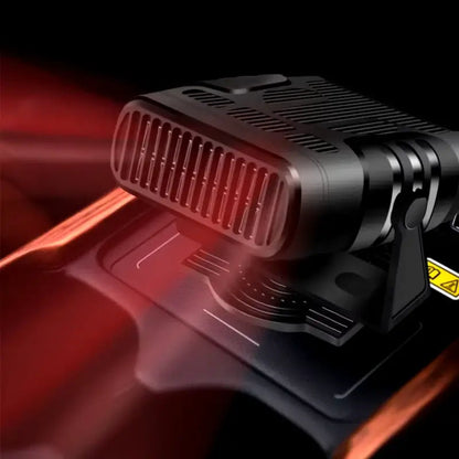 Belro portable 12V car heater and cooling device for outdoor use, compact and easy to install in vehicles and outdoor settings.
