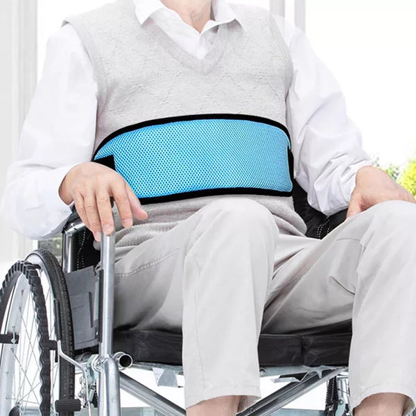 Belro wheelchair seat belt for men, adjustable safety belt attached to wheelchair seat, durable and comfortable for secure wear