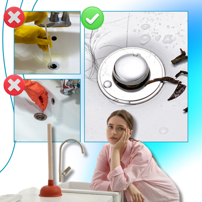 Belro retractable sink stopper tool to prevent odors, featuring a compact design for easy installation and secure sealing.