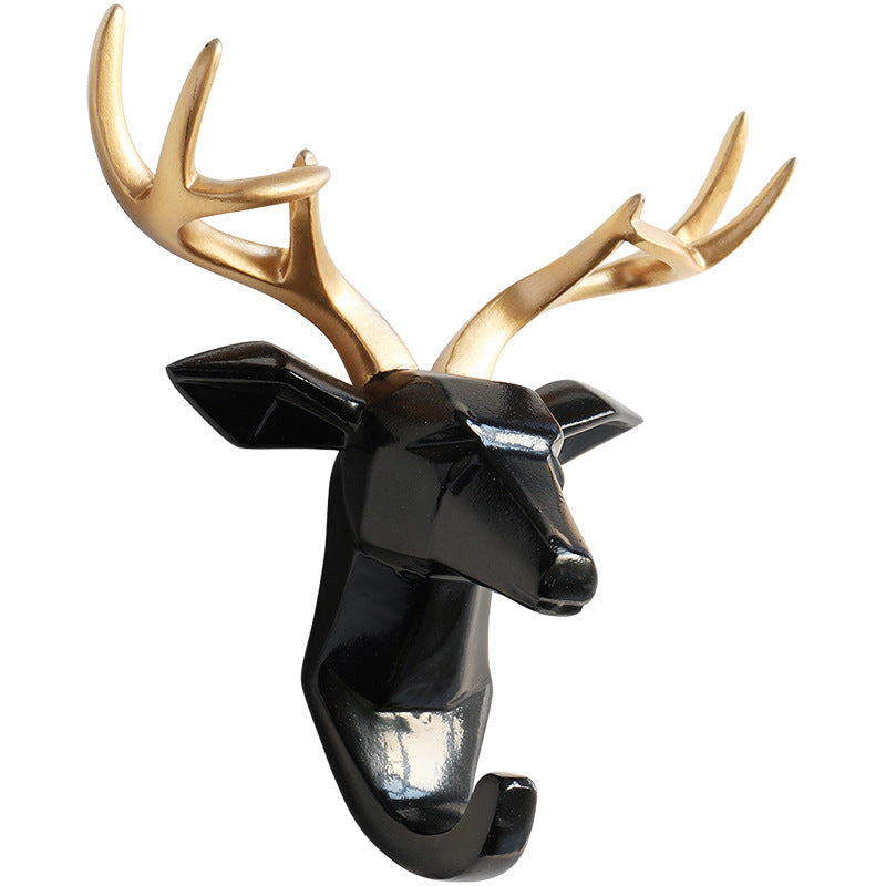 Belro animal head wall hook resembling a bird, mounted on a wooden plaque, ideal for clothing or robe hanging decor.