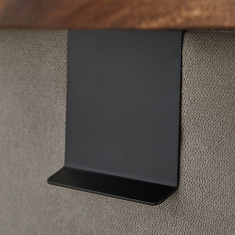 Belro clip-on tray for armrest, a hair accessories accessory with a small plastic tray attached to a clip.