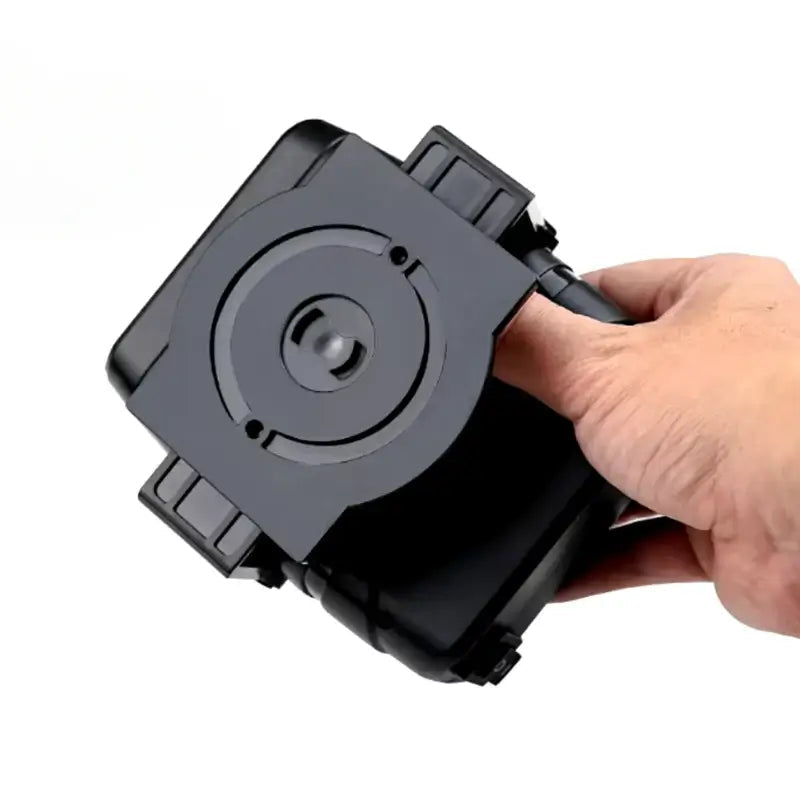 Belro portable 12V car heater and cooling device for outdoor use, compact design with control panel and vents visible.