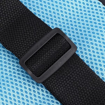 Belro wheelchair seat belt for men, secure and comfortable safety strap, shown in black fabric with adjustable buckle.