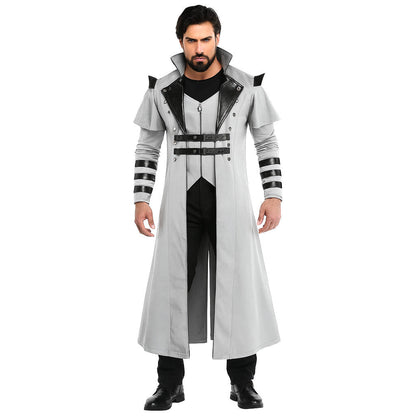 Belro Halloween medieval costume for men, featuring historic-style clothing with detailed design, suitable for costume parties.