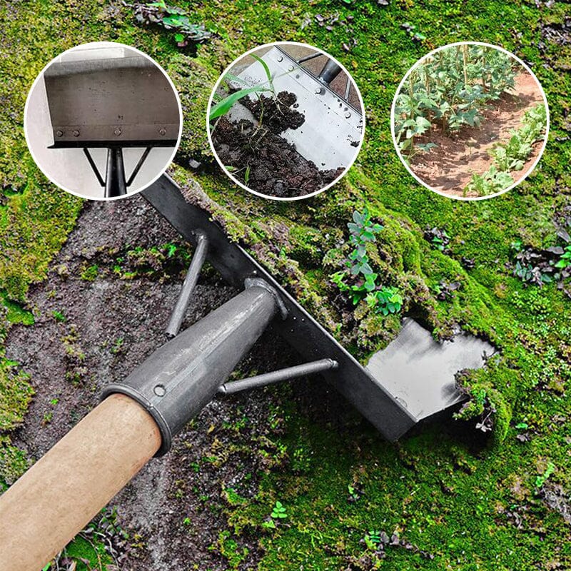 Belro multifunctional cleaning shovel with ergonomic handle and durable metal blade for outdoor gardening and cleaning tasks.