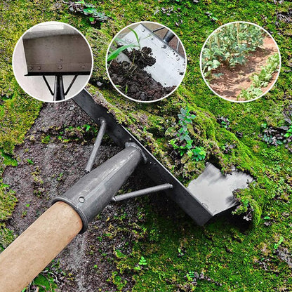 Belro multifunctional cleaning shovel with ergonomic handle and durable metal blade for outdoor gardening and cleaning tasks.