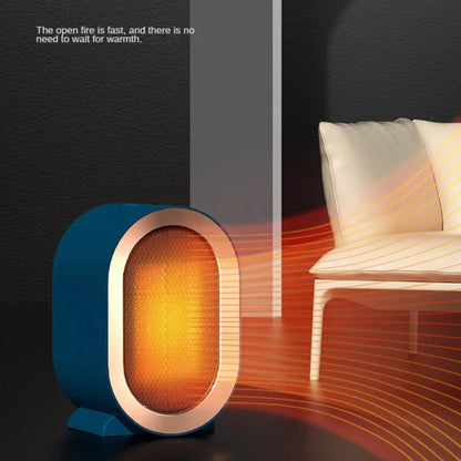 Belro small energy-efficient electric space heater for rooms, portable and power-saving home heating appliance.
