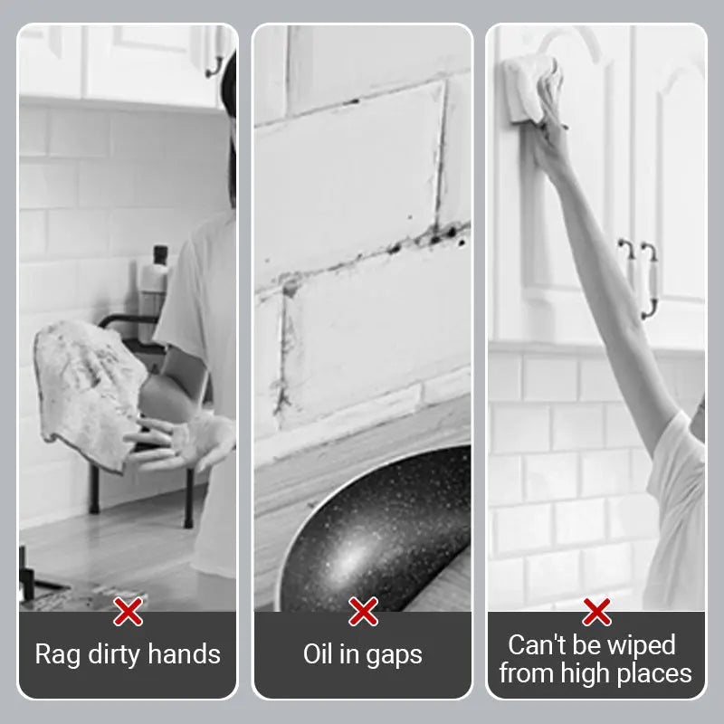 Mivoza hands-free cleaning mop for wet wipes, automatic floor cleaner system, easy to use, no bending required, in a home cleaning setting.