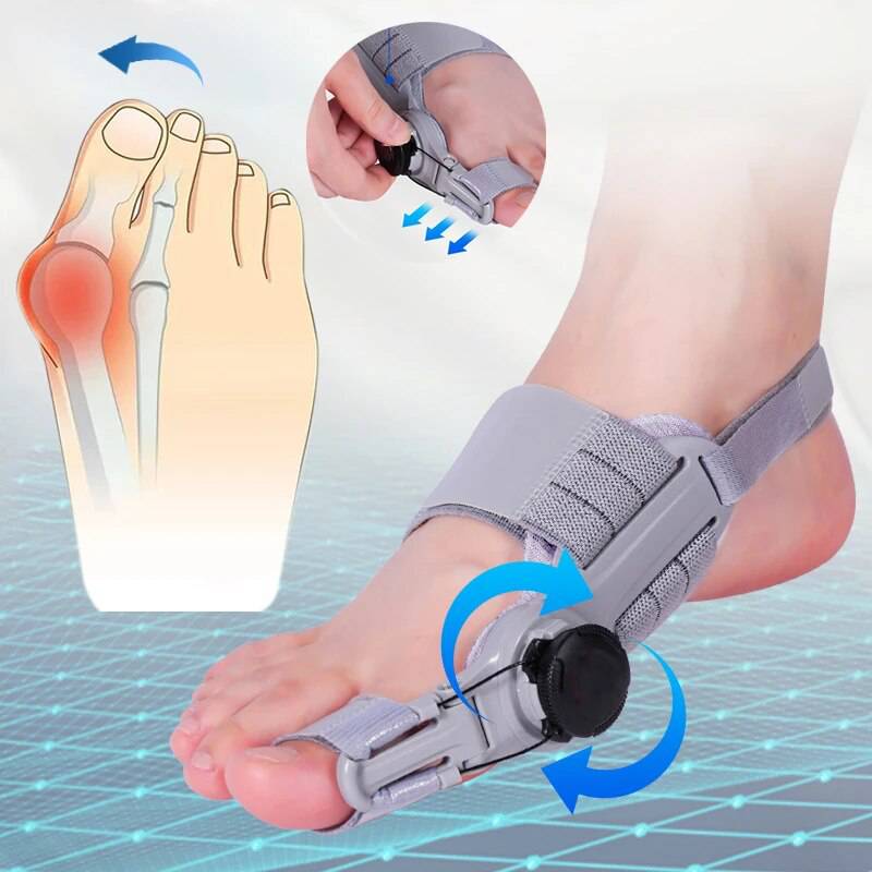 Belro Natural Bunions Corrector Toe Spacer showing clear silicone design for toe alignment and bunion relief.