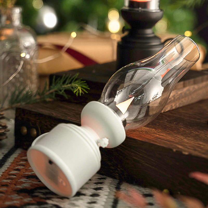 Belro LED vintage kerosene lamp with swinging candle design, ideal for home and garden decor and candle displays