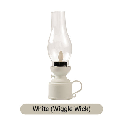Belro LED vintage kerosene lamp with electronic swinging candle, decorative home and garden candle decor.