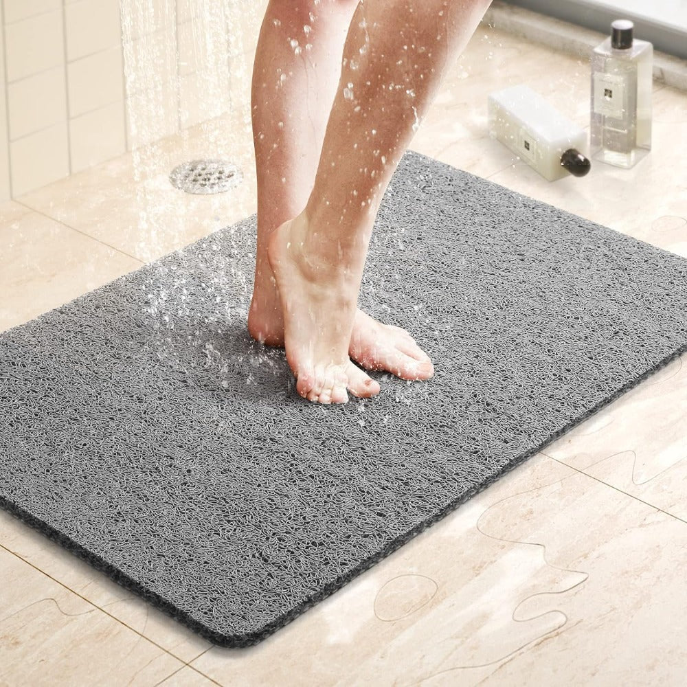 Belro non-slip shower mat with textured surface designed for safety and comfort in the bathroom shower area.
