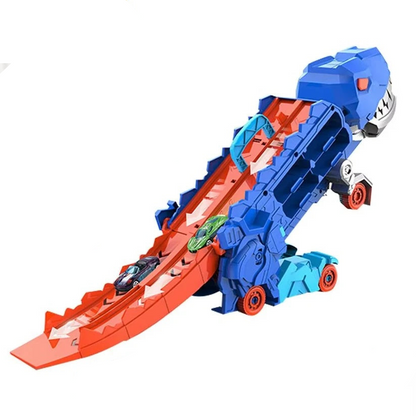 Belro dinosaur toy truck for kids, colorful plastic vehicle with a dinosaur figure, suitable for imaginative play and fun.