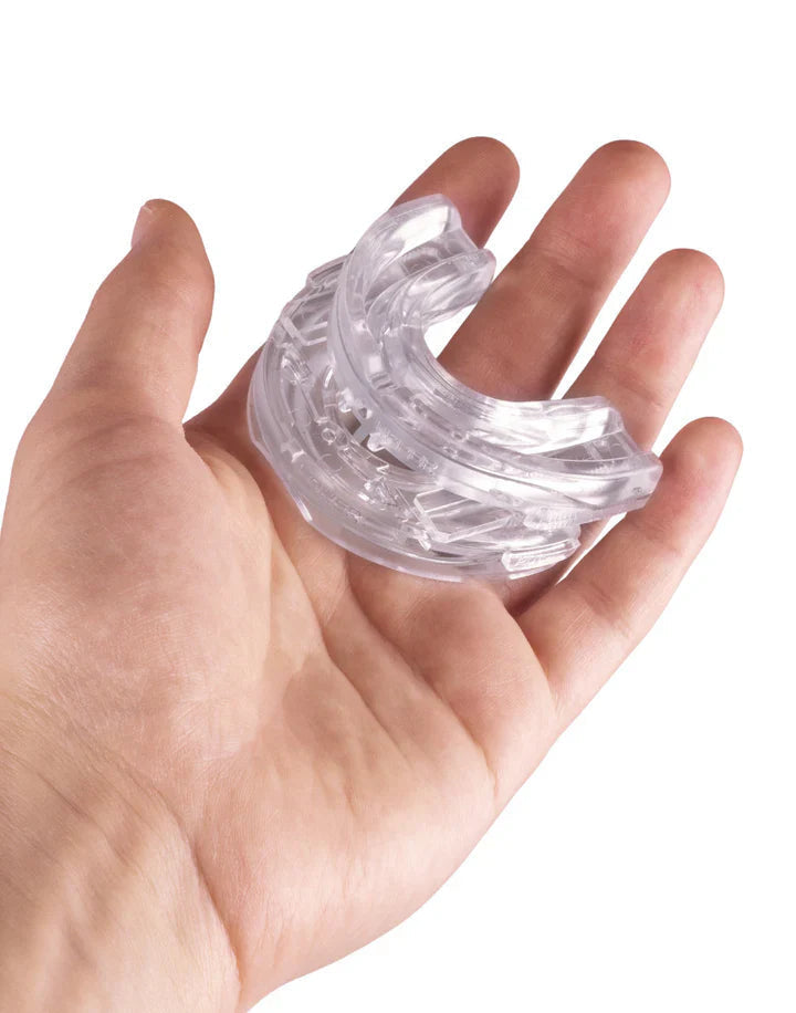 Belro anti-snoring mouth guard with adjustable fit, designed to improve sleep and reduce snoring, shown in the image.