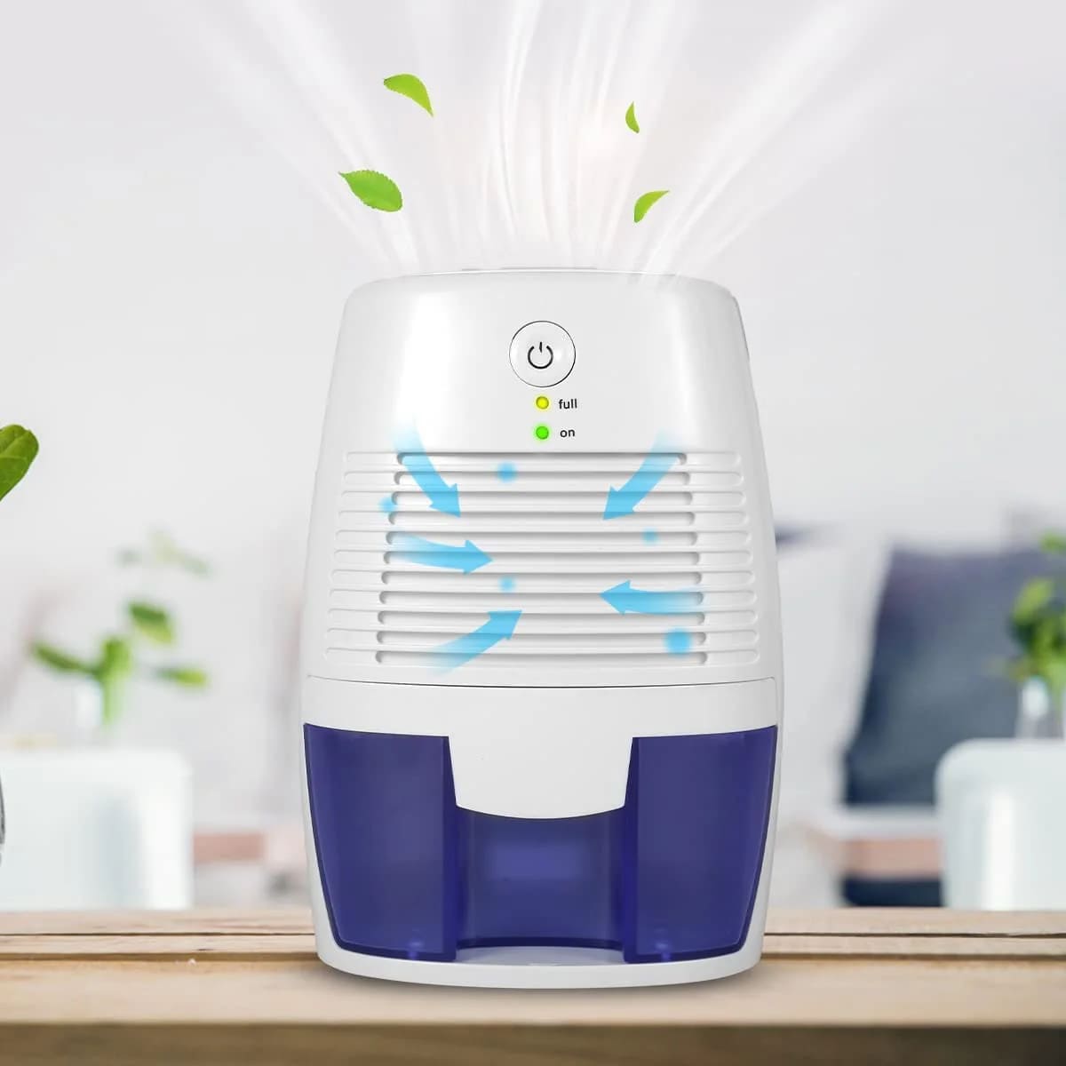 Belro air dehumidifier with a 250 ml daily moisture removal capacity, compact electronic home appliance for humidity control.