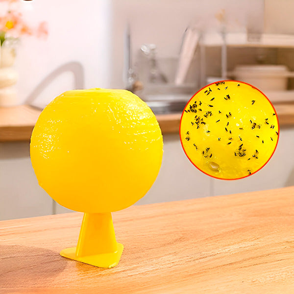 Six Belro hanging fly traps with adhesive layers for outdoor pest control, designed to attract and trap flying insects.