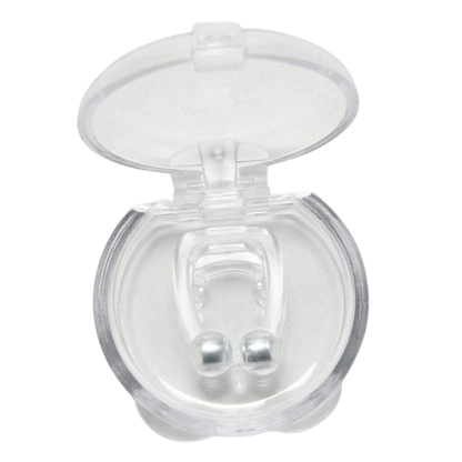 Belro anti-snoring nasal device for sleep aid, showing sleek nasal strip designed to reduce snoring and improve airflow.