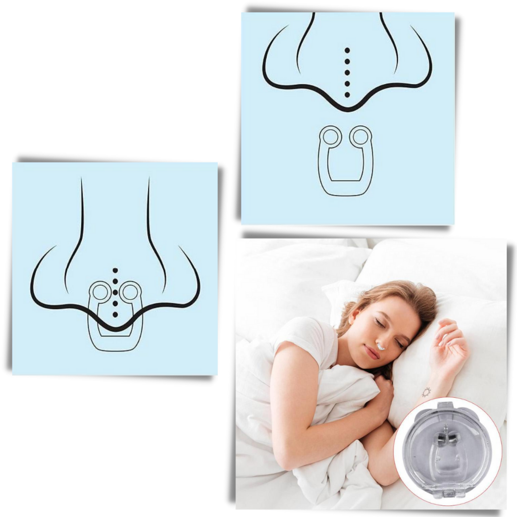 Belro anti-snoring nasal device for improved sleep, shown in a close-up image highlighting its ergonomic design.