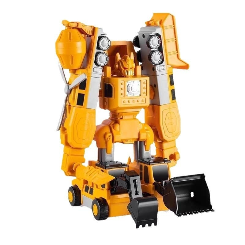 Magnetic transformable car toy by Belro, showing a sleek, black toy vehicle with magnetic parts for building and transforming.