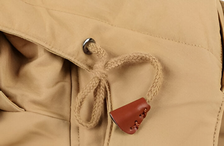 Men's thermal fleece coat by Belro featuring a warm, cozy fleece exterior and a stylish, casual fit for cold weather.