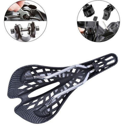 Belro integrated suspension saddle for outdoor seating, showing a comfortable, padded design suitable for garden or patio use.
