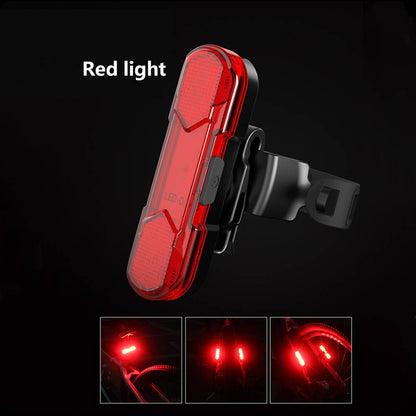 Belro rechargeable bike headlight and tail light with COB LED for MTB cycling safety and visibility.