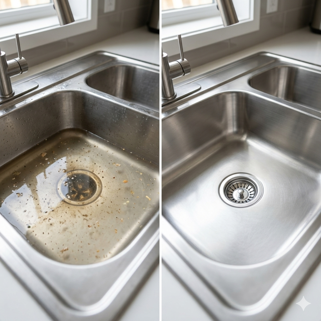 Mivoza high-pressure drain cleaner with three adapters, designed to clear bathroom and plumbing blockages effectively without chemicals.