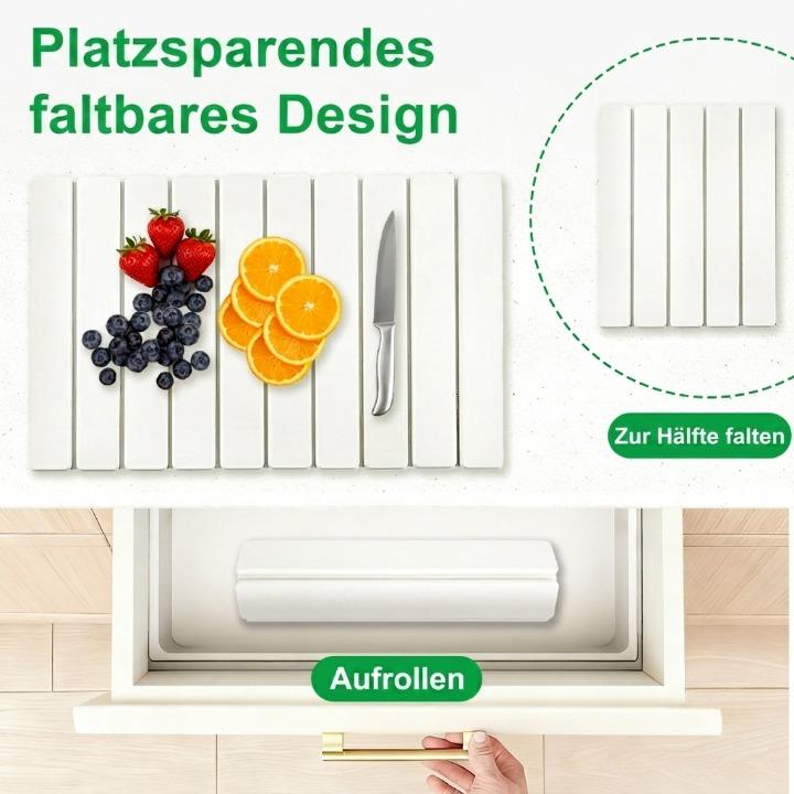 Mivoza diatomite stone dish drying mat, 40x30cm, super absorbent, foldable kitchen drying mat with textured surface.