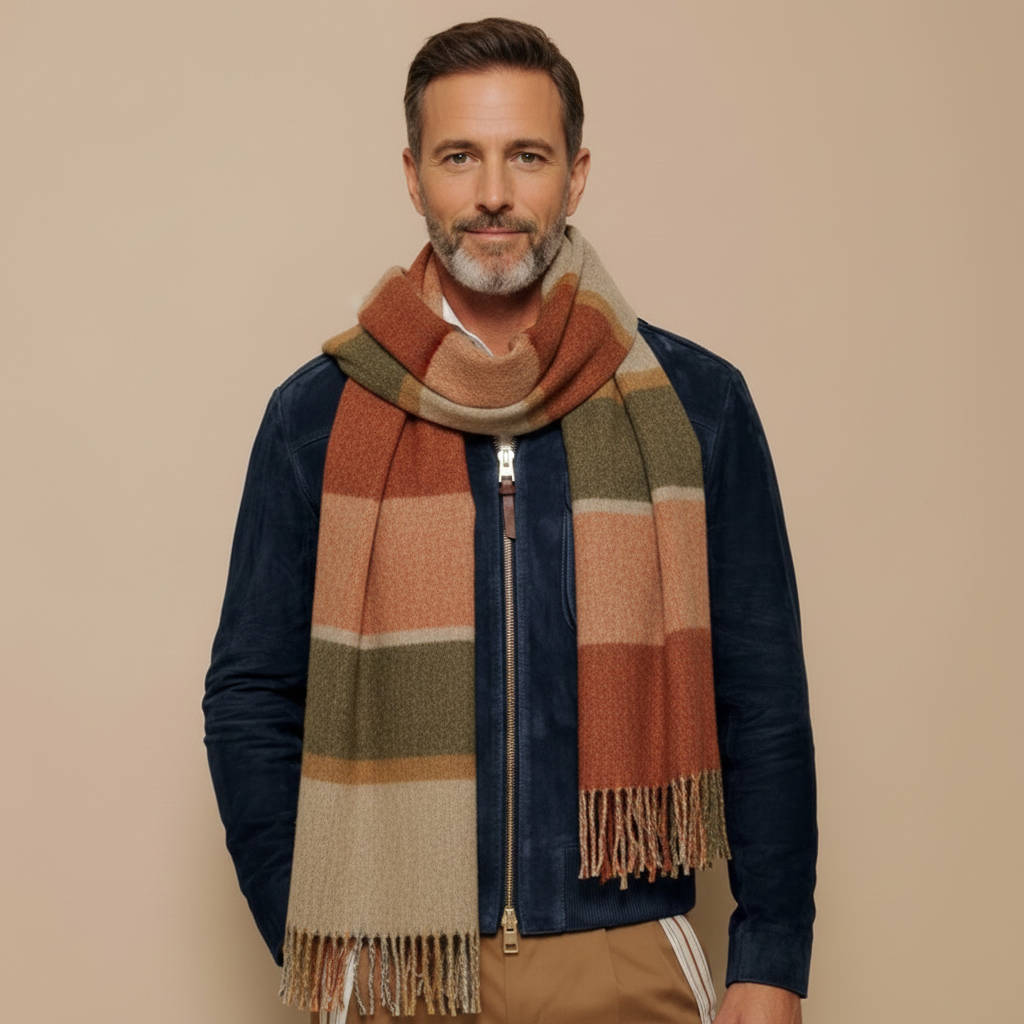 Men's retro suede jacket with lapel collar, zipper front, and breast pocket by Belro, featuring stylish vintage-inspired design.