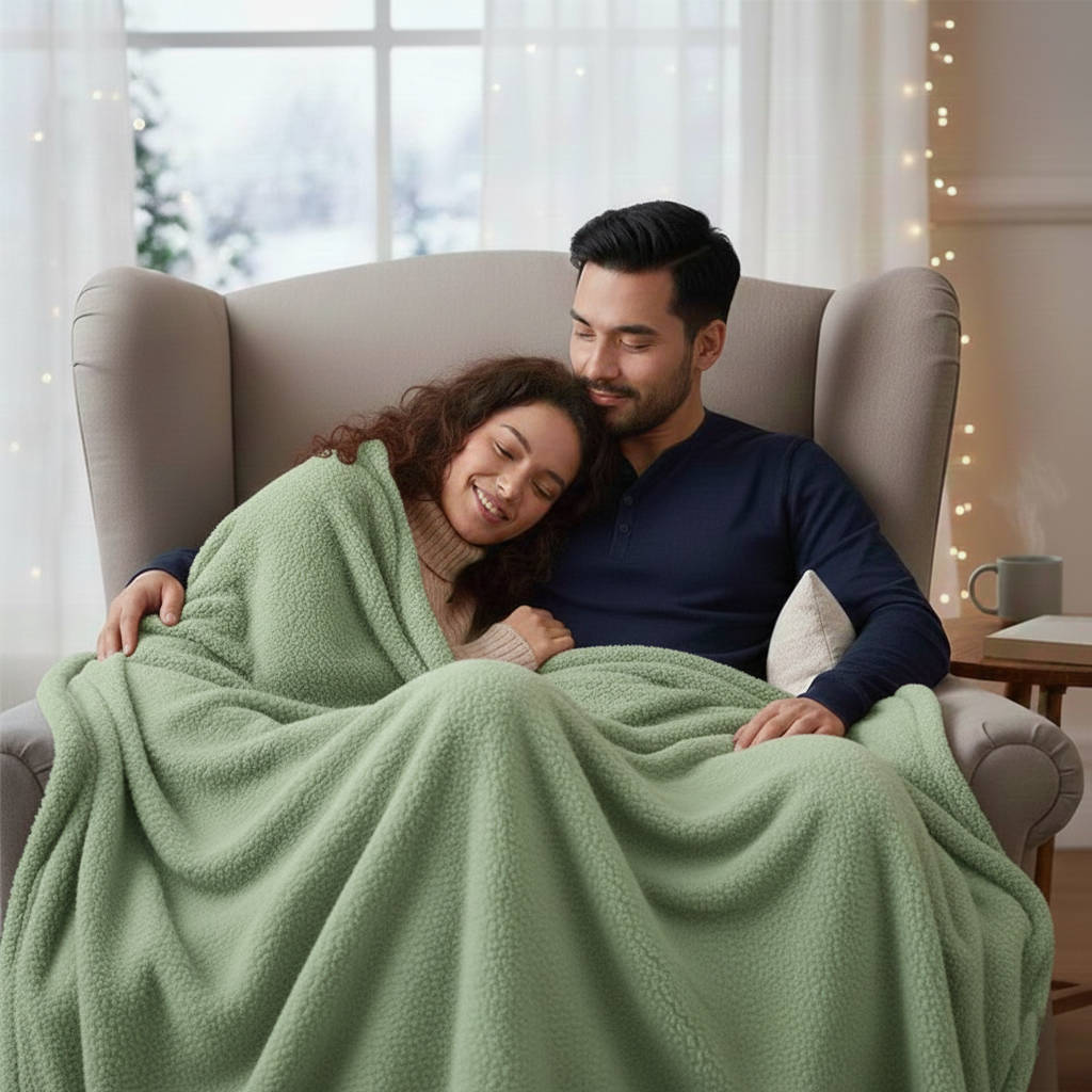 Belro waterproof blanket for couples, cozy bedding throw with waterproof fabric, ideal for protecting against spills and moisture.