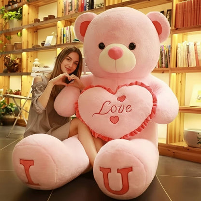 Soft, large Belro Giant Teddy Bear pillow in cozy home and garden bedding display, perfect for comfortable home decor.