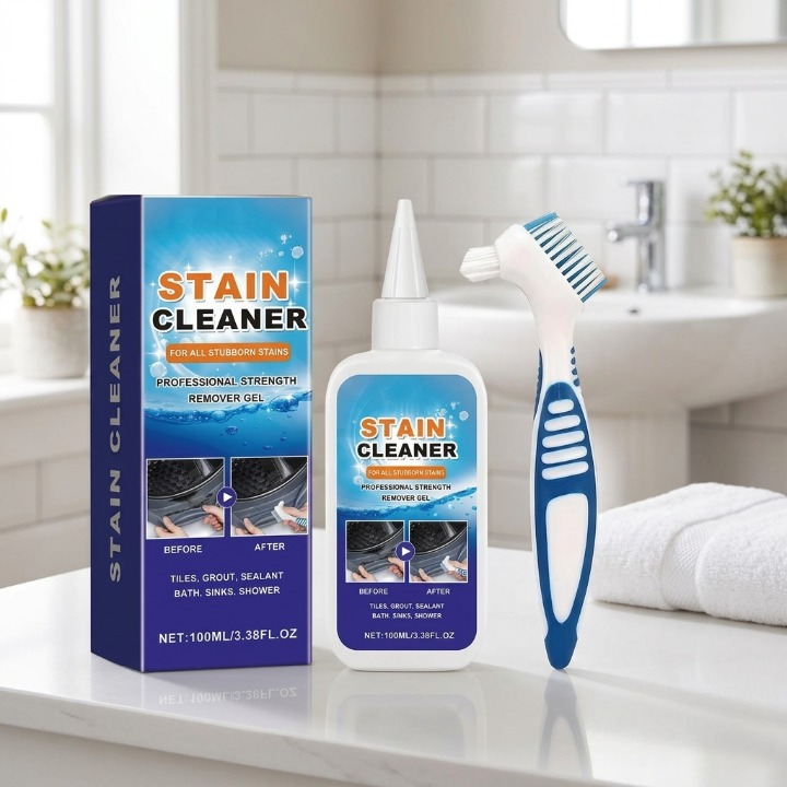 Mivoza mold remover gel with 100ml brush applicator, deep action no-scrub formula for effective mold and mildew cleaning.