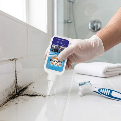 Mivoza mold remover gel with 100ml brush applicator, deep action no-scrub formula for cleaning mold and mildew in home and kitchen.