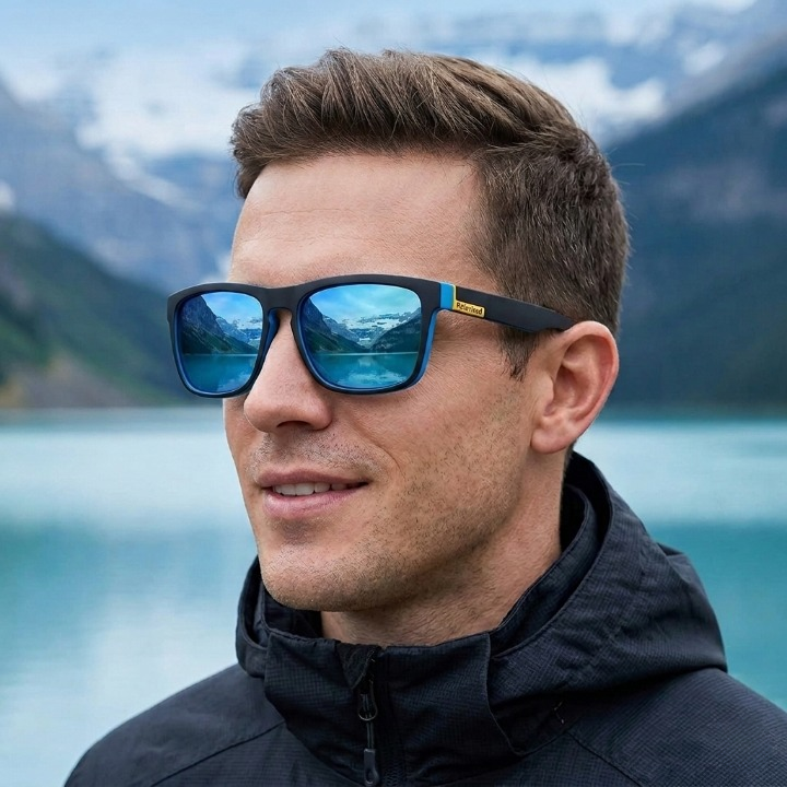 Mivoza Deutschland polarized sunglasses with UV400 protection, lightweight unisex frame, sleek design, and tinted lenses for glare reduction.
