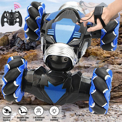 Belro gesture-sensing remote control stunt car with vibrant colors and sleek design for exciting toy car play.