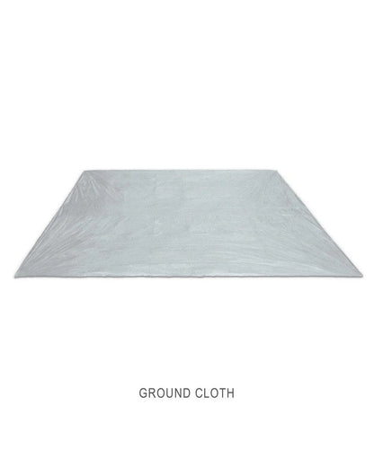 Casavibeo Prism Frame 20' x 10' x 48" oval above ground pool set with grey ground cloth visible in the image.