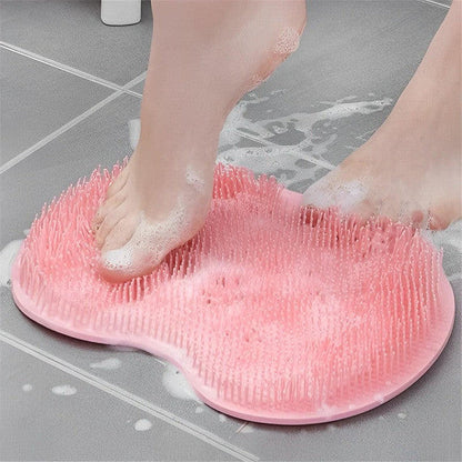 Belro back and foot brush for skincare and exfoliation, featuring ergonomic handle and soft bristles for effective cleansing.