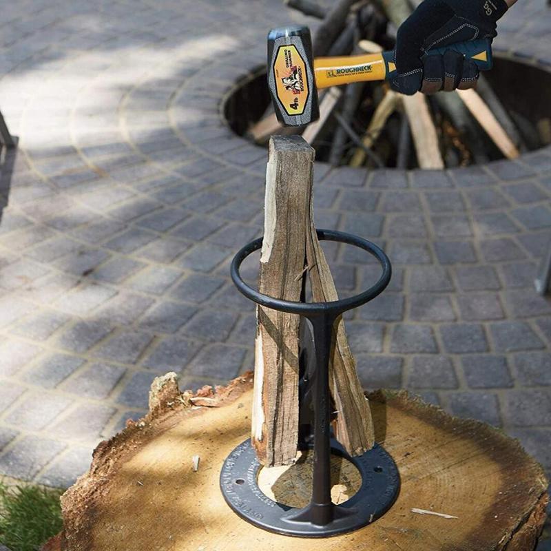 Belro wood splitter tool for easy wood splitting, shown with sturdy metal construction and ergonomic handle.