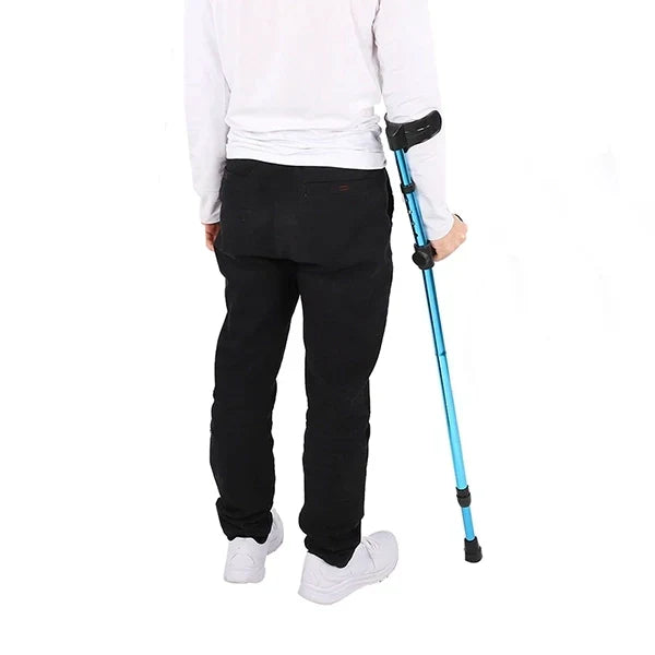 Belro foldable adjustable crutch with ergonomic handle, lightweight design for mobility assistance, suitable for health and mobility support.