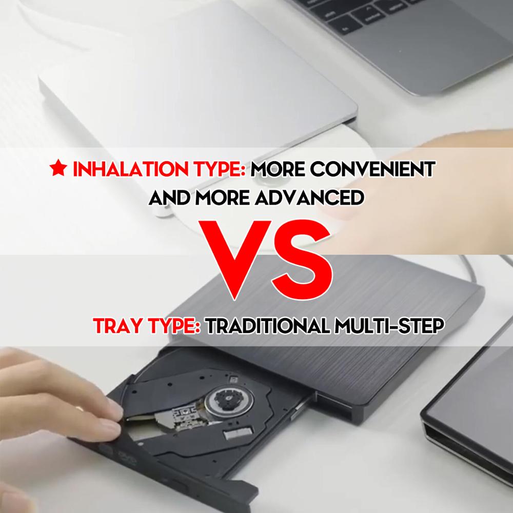 Belro portable external DVD recorder for MacBook Air, compact optical drive suitable for laptops, electronics and computer accessories.
